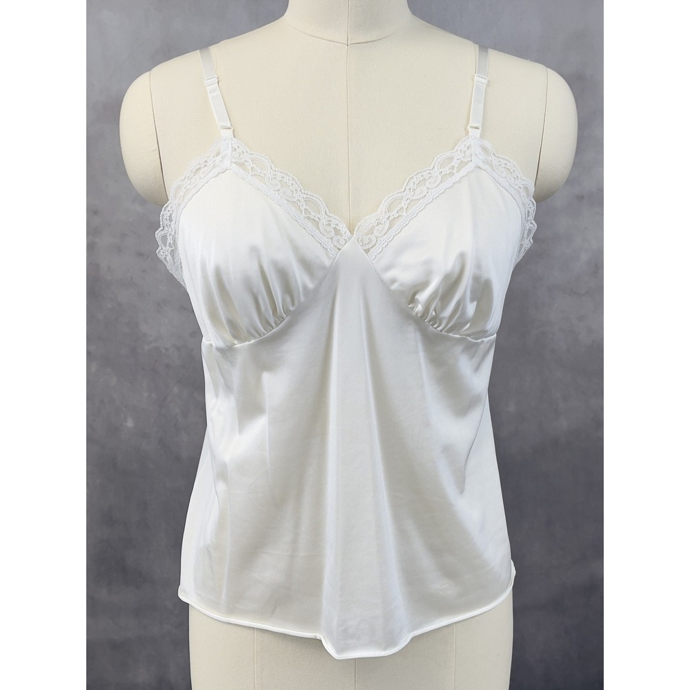 Vintage Deena Camisole Top Womens Size 38 Silky Coquette Balletcore‎ Fairy Girly
